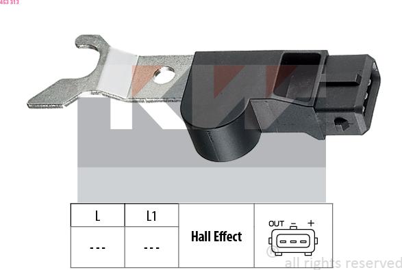 KW 453 313 - Датчик, положение распределительного вала unicars.by
