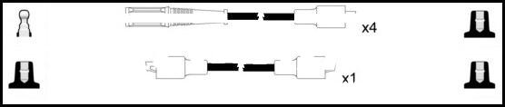 LEMARK HOES420 - Комплект проводов зажигания unicars.by