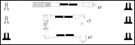 LEMARK HOES138 - Комплект проводов зажигания unicars.by
