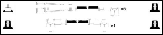 LEMARK HOES353 - Комплект проводов зажигания unicars.by