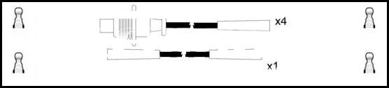 LEMARK HOES210 - Комплект проводов зажигания unicars.by