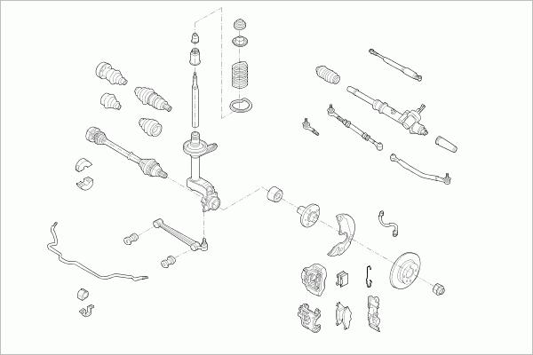 Lemförder VW-POLO-FL025 - Рулевое управление unicars.by