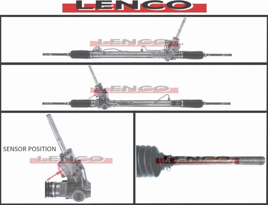 Lenco SGA658L - Рулевой механизм, рейка unicars.by