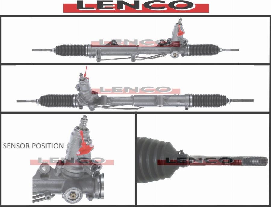 Lenco SGA1054L - Рулевой механизм, рейка unicars.by