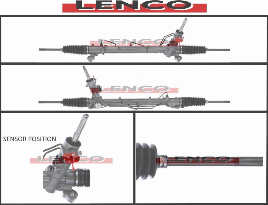 Lenco SGA889L - Рулевой механизм, рейка unicars.by