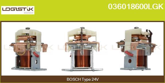 LGK 036018600LGK - Тяговое реле, соленоид, стартер unicars.by