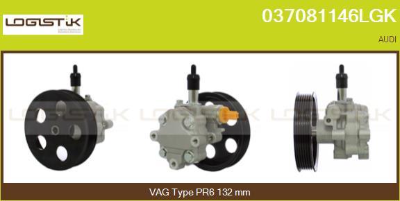 LGK 037081146LGK - Гидравлический насос, рулевое управление, ГУР unicars.by