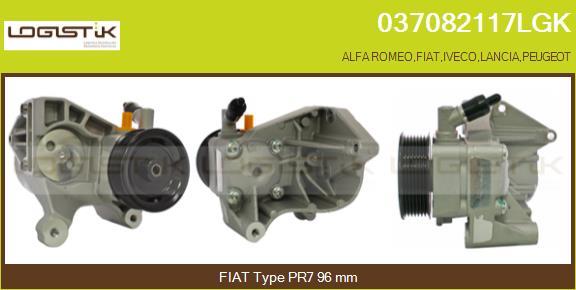 LGK 037082117LGK - Гидравлический насос, рулевое управление, ГУР unicars.by