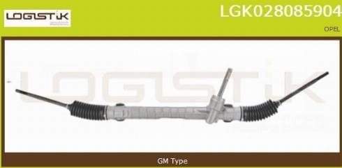 LGK LGK028085904 - Рулевой механизм, рейка unicars.by