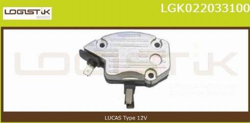 LGK LGK022033100 - Регулятор напряжения, генератор unicars.by