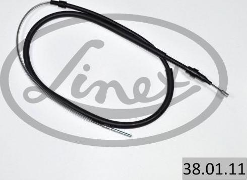 Linex 38.01.11 - Тросик, cтояночный тормоз unicars.by