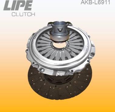 Lipe Clutch AKB-L6911 - Комплект сцепления unicars.by