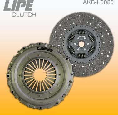 Lipe Clutch AKB-L6080 - Комплект сцепления unicars.by