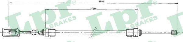 LPR C0625B - Тросик, cтояночный тормоз unicars.by