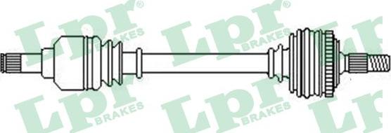 LPR DS52444 - Приводной вал unicars.by