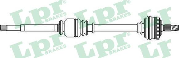 LPR DS52443 - Приводной вал unicars.by