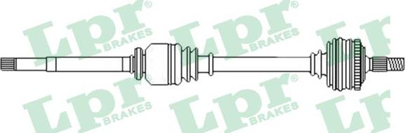 LPR DS52455 - Приводной вал unicars.by