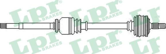 LPR DS52451 - Приводной вал unicars.by