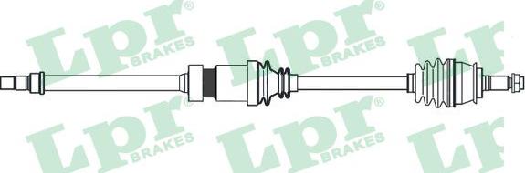 LPR DS52268 - Приводной вал unicars.by