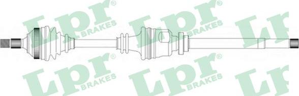 LPR DS16085 - Приводной вал unicars.by