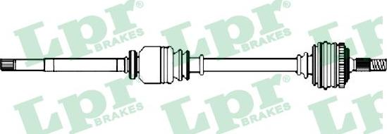 LPR DS52353 - Приводной вал unicars.by