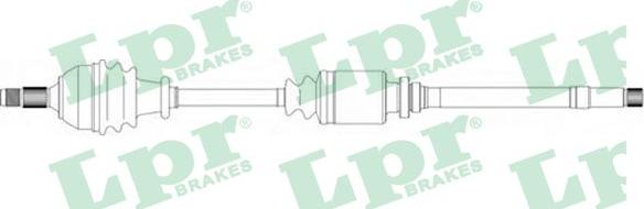 LPR DS16127 - Приводной вал unicars.by