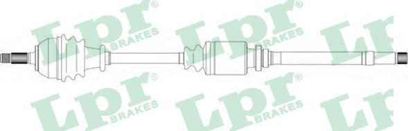 LPR DS38058 - Приводной вал unicars.by