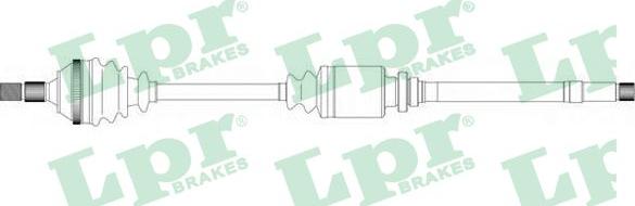 LPR DS38126 - Приводной вал unicars.by