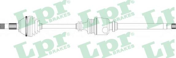 LPR DS20100 - Приводной вал unicars.by