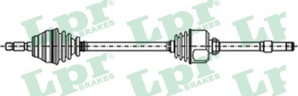 LPR DS21070 - Приводной вал unicars.by