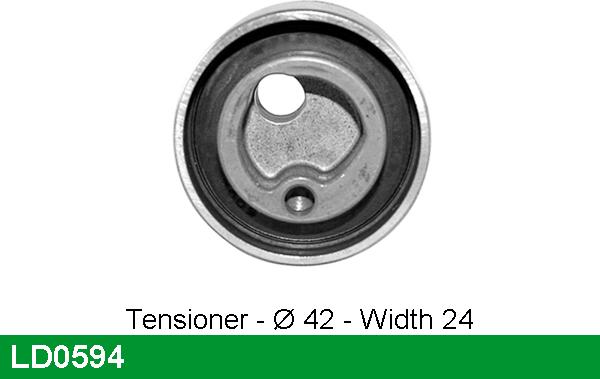 LUCAS LD0594 - Натяжной ролик, зубчатый ремень ГРМ unicars.by