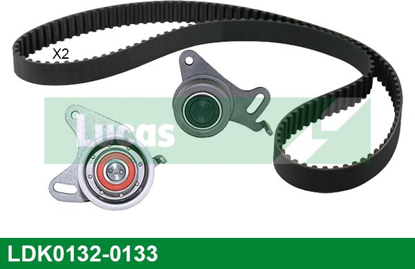 LUCAS LDK0132/0133 - Комплект зубчатого ремня ГРМ unicars.by