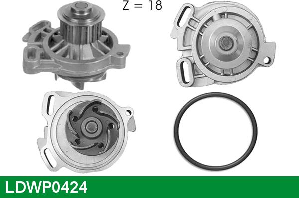 LUCAS LDWP0424 - Водяной насос unicars.by