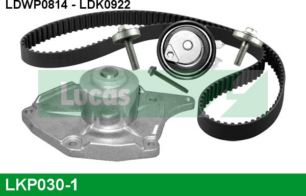 LUCAS LKP030-1 - Водяной насос + комплект зубчатого ремня ГРМ unicars.by