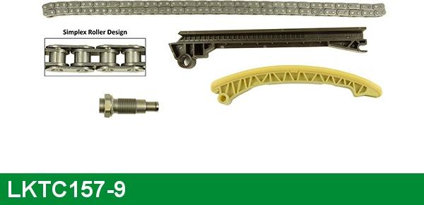 LUCAS LKTC157-9 - Комплект цепи привода распредвала unicars.by