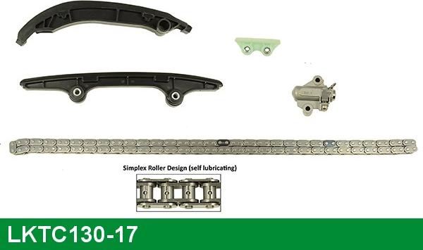 LUCAS LKTC130-17 - Комплект цепи привода распредвала unicars.by