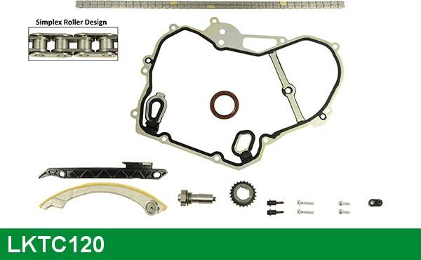 LUCAS LKTC120 - Комплект цепи привода распредвала unicars.by