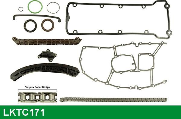 LUCAS LKTC171 - Комплект цепи привода распредвала unicars.by