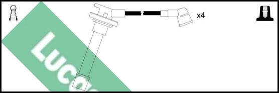 LUCAS LUC4307 - Комплект проводов зажигания unicars.by