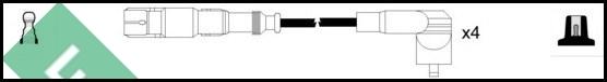 LUCAS LUC4213 - Комплект проводов зажигания unicars.by
