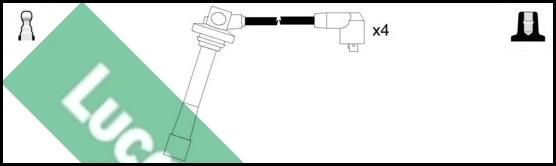 LUCAS LUC7347 - Комплект проводов зажигания unicars.by