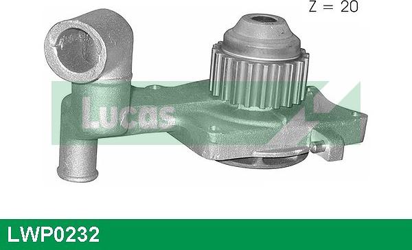 LUCAS LWP0232 - Водяной насос unicars.by