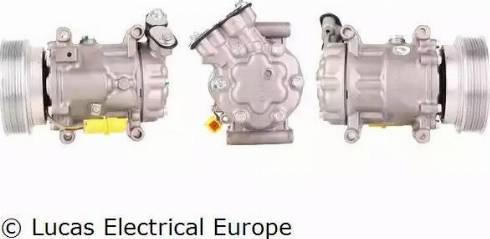 Lucas Electrical ACP550 - Компрессор кондиционера unicars.by