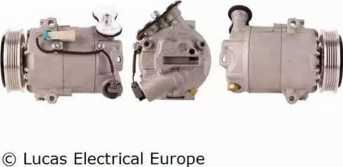 Lucas Electrical ACP522 - Компрессор кондиционера unicars.by