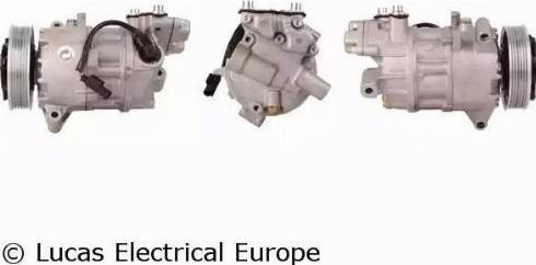 Lucas Electrical ACP613 - Компрессор кондиционера unicars.by