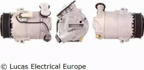 Lucas Electrical ACP617 - Компрессор кондиционера unicars.by