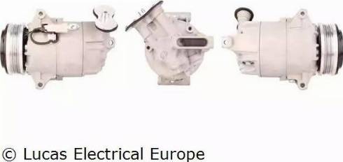 Lucas Electrical ACP346 - Компрессор кондиционера unicars.by