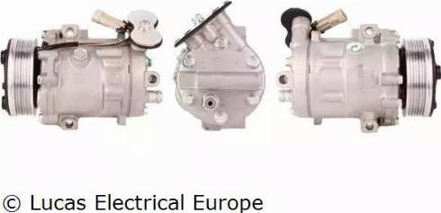 Lucas Electrical ACP347 - Компрессор кондиционера unicars.by