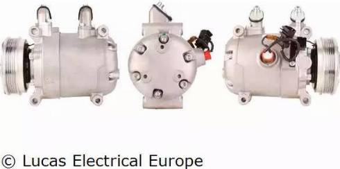 Lucas Electrical ACP214 - Компрессор кондиционера unicars.by