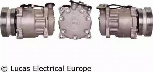 Lucas Electrical ACP723 - Компрессор кондиционера unicars.by